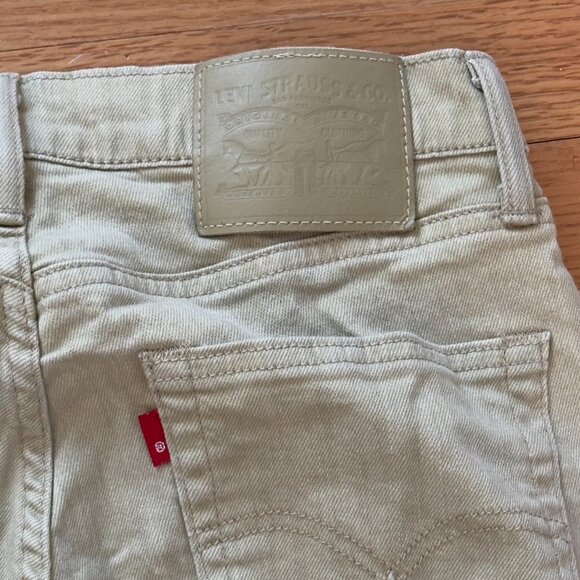 Men's Levis Khaki Slim Fit Denim Size 31 x 32 - Picture 5 of 8